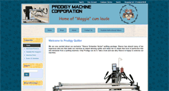 Desktop Screenshot of prodigyquilter.com